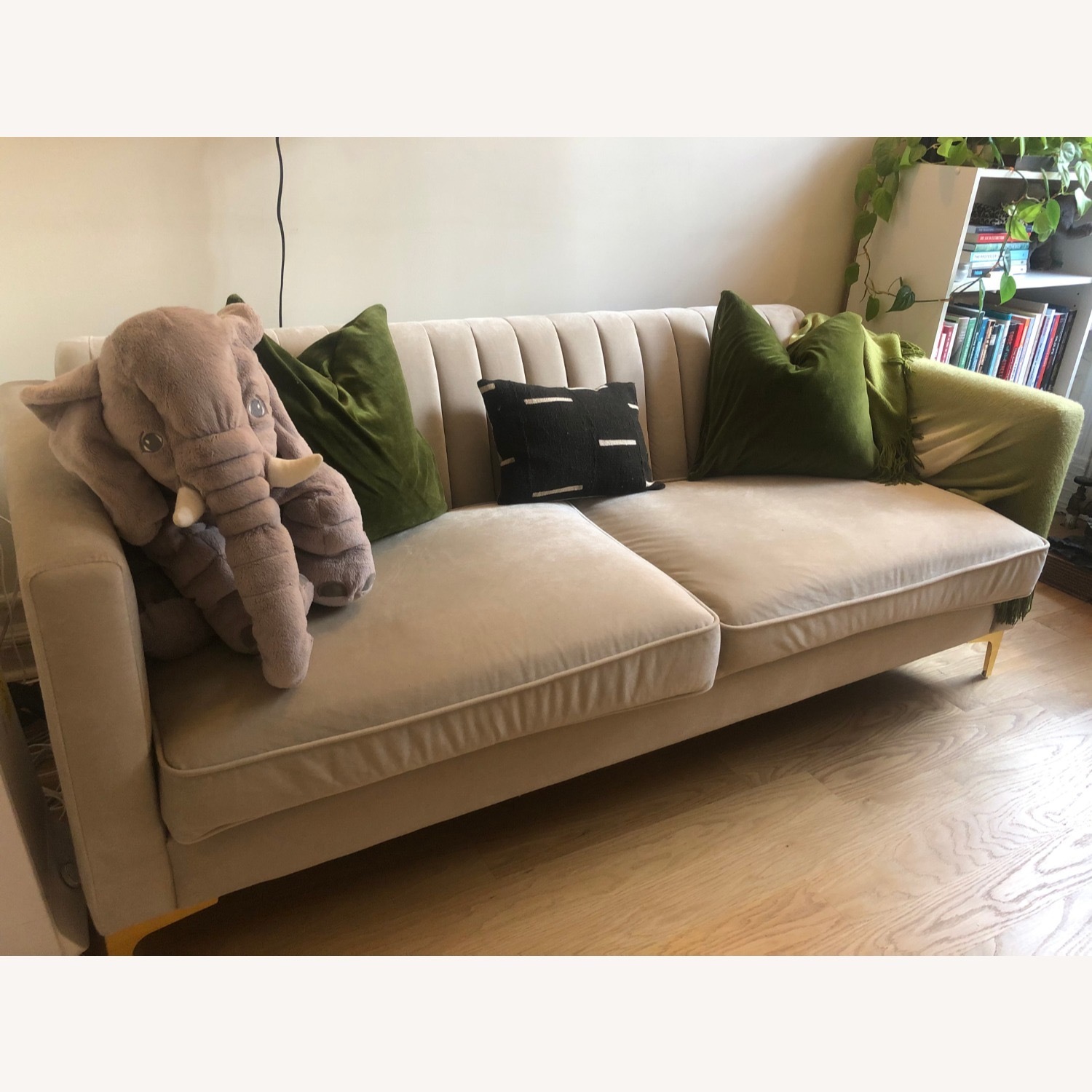 Urban Outfitters Marcella Velvet Couch - image-5
