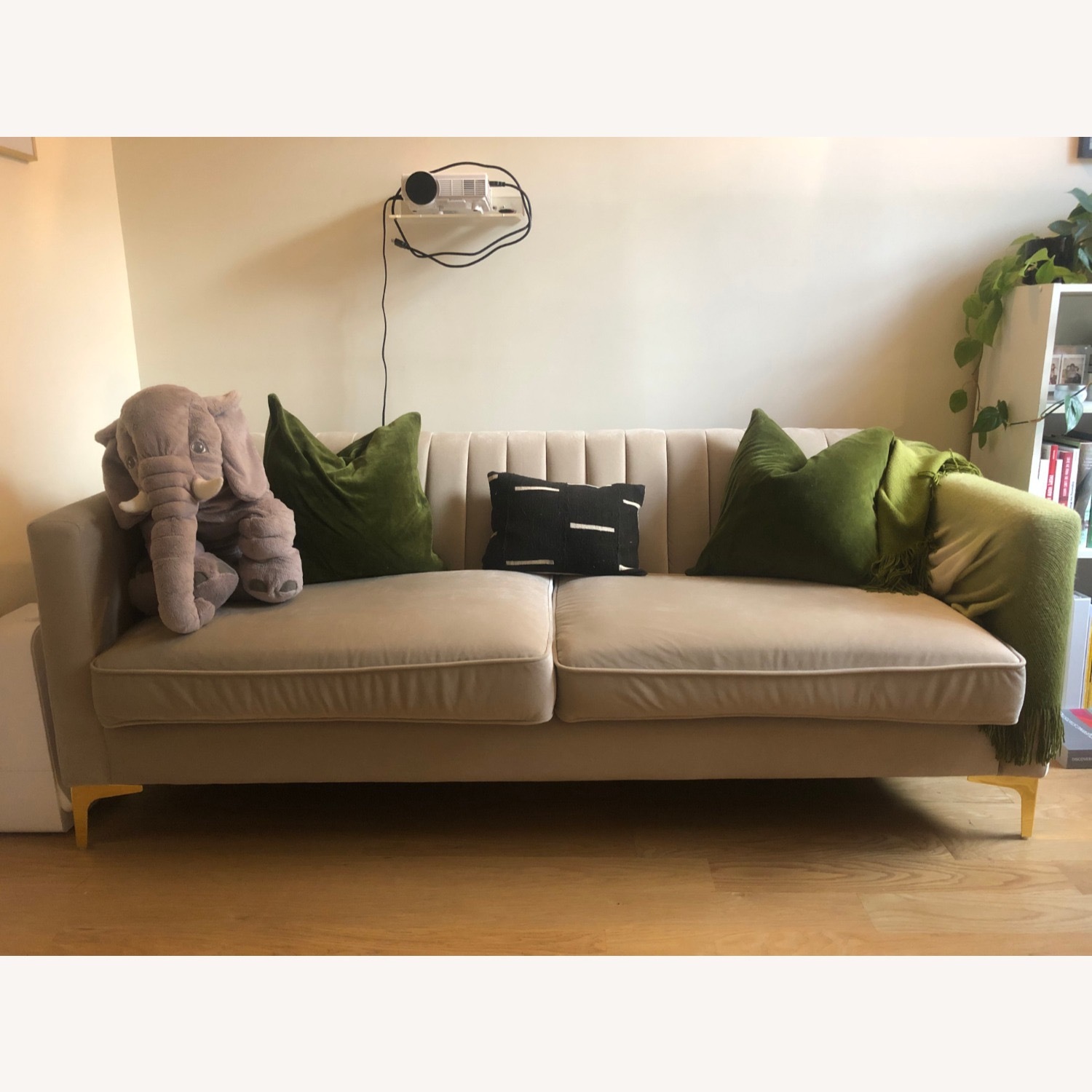 Urban Outfitters Marcella Velvet Couch - image-2