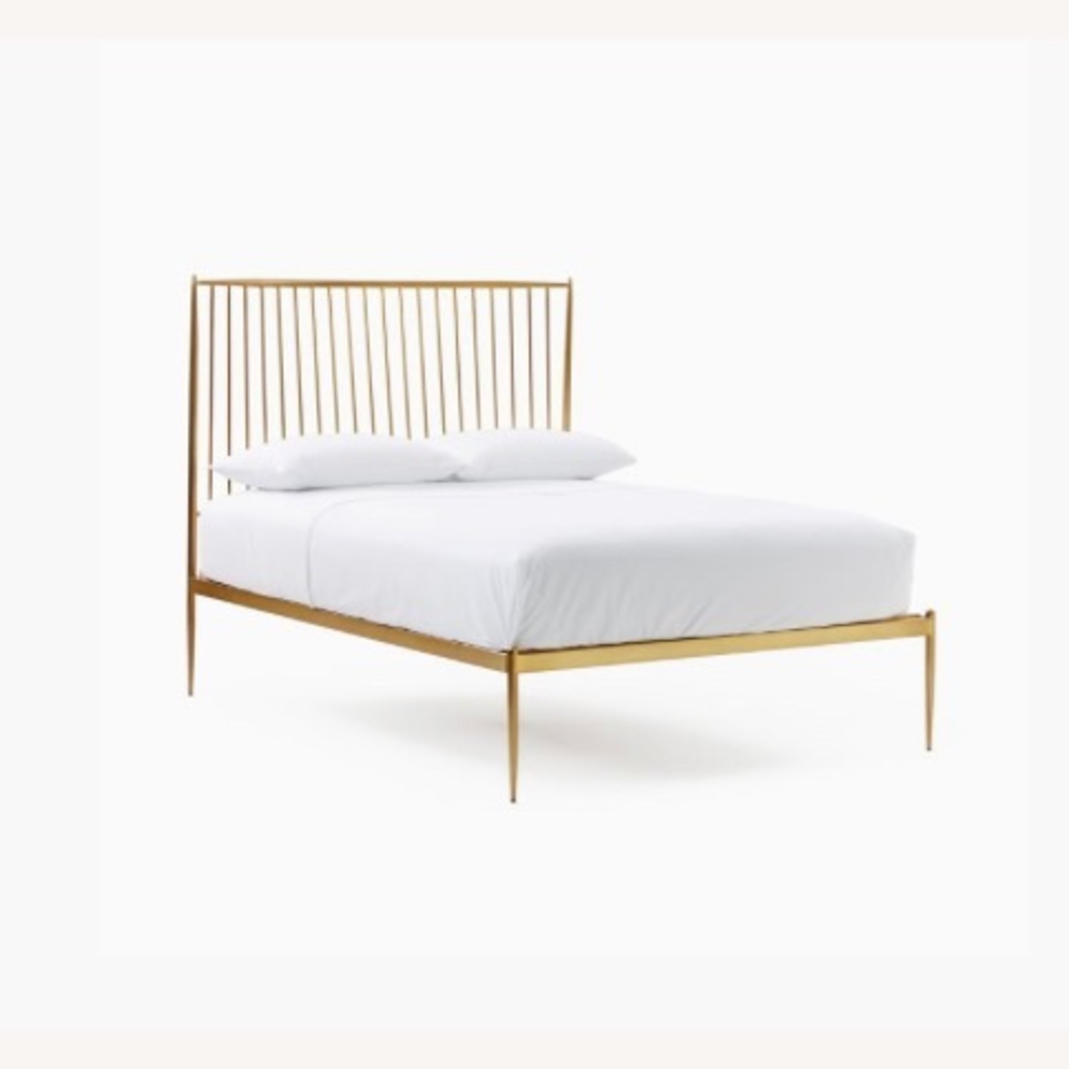 West Elm Stella Gold Metal Bed - image-3