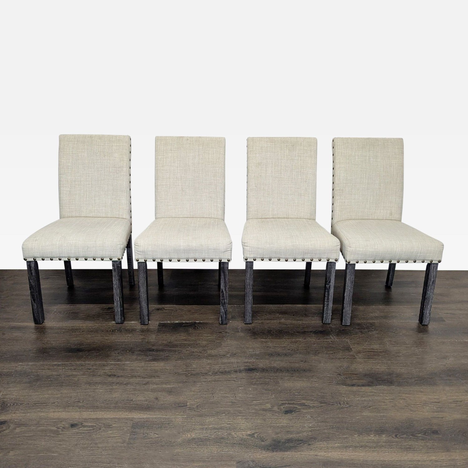 Gracie Oaks Gray Wood Dining Table Set - image-6