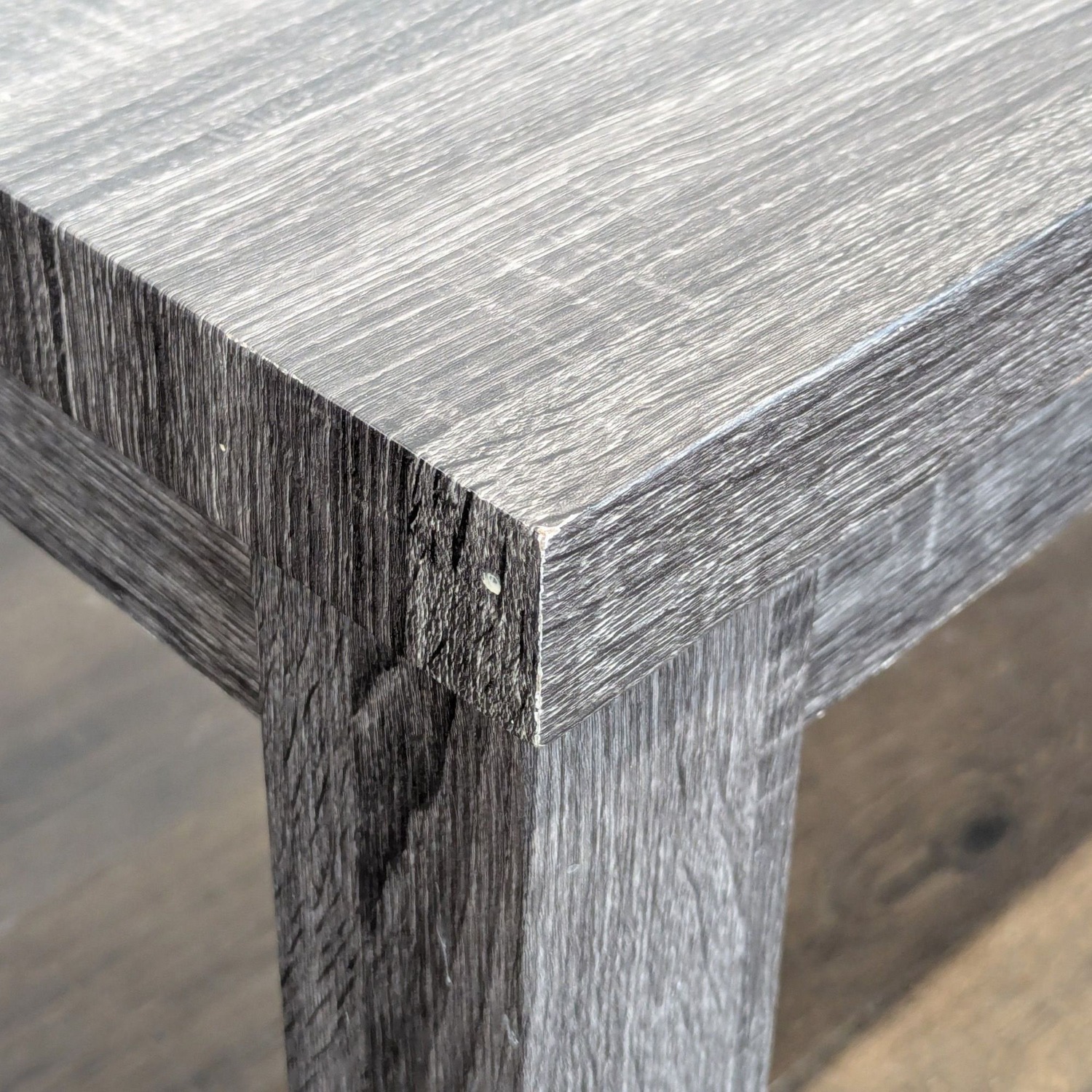 Gracie Oaks Gray Wood Dining Table Set - image-11