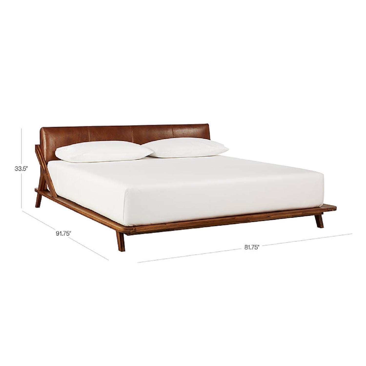 CB2 Drommen Acacia Wood Queen Bed - image-2