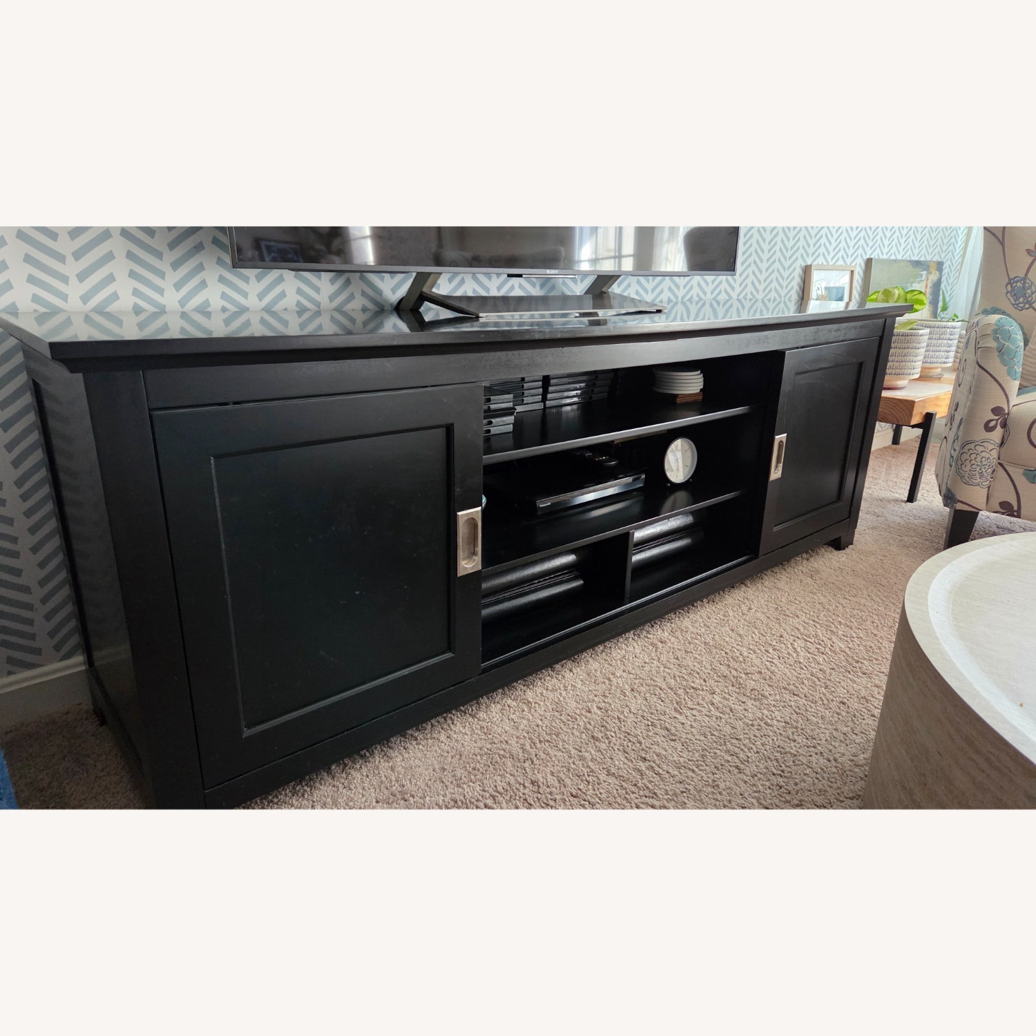  Walker Edison 70" Black TV Console  - image-4