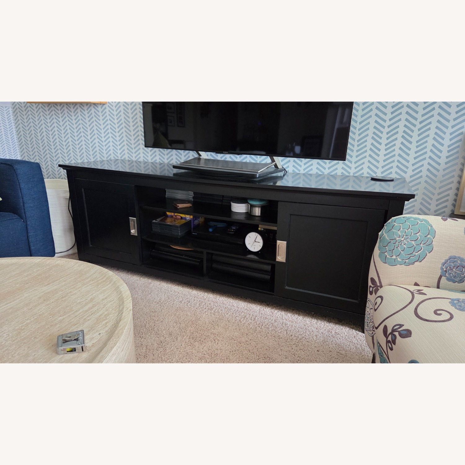  Walker Edison 70" Black TV Console  - image-2
