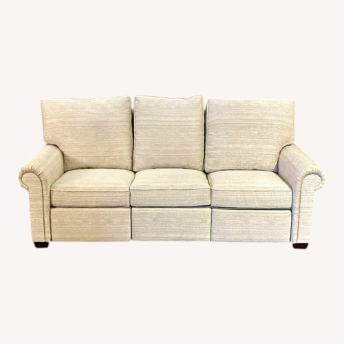 Used Stickley 3-Seat Sofa in Light Beige With Cushions for sale on AptDeco
