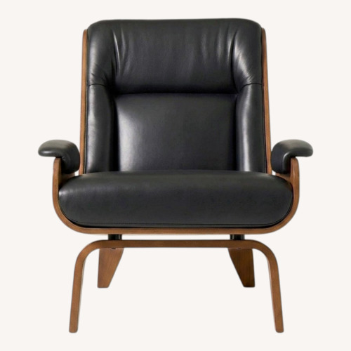 Used West Elm Paulo Bent Ply Leather Chair for sale on AptDeco