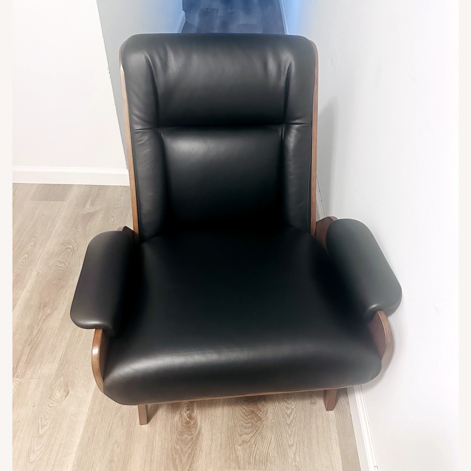 West Elm Paulo Bent Ply Leather Chair - image-8