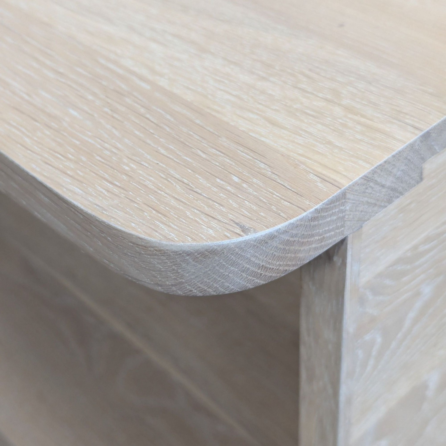 Two Drawer Nightstand with Open Shelf	 - image-3