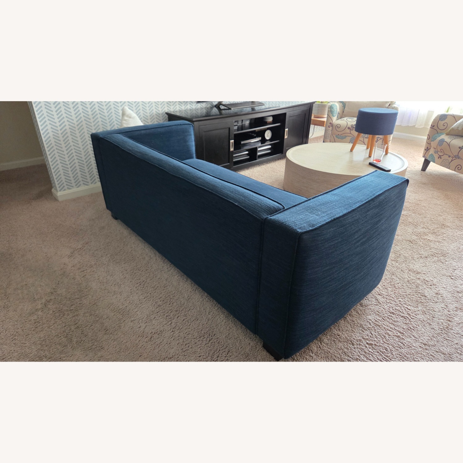 Christopher Knight Home Blue Loveseat - image-2