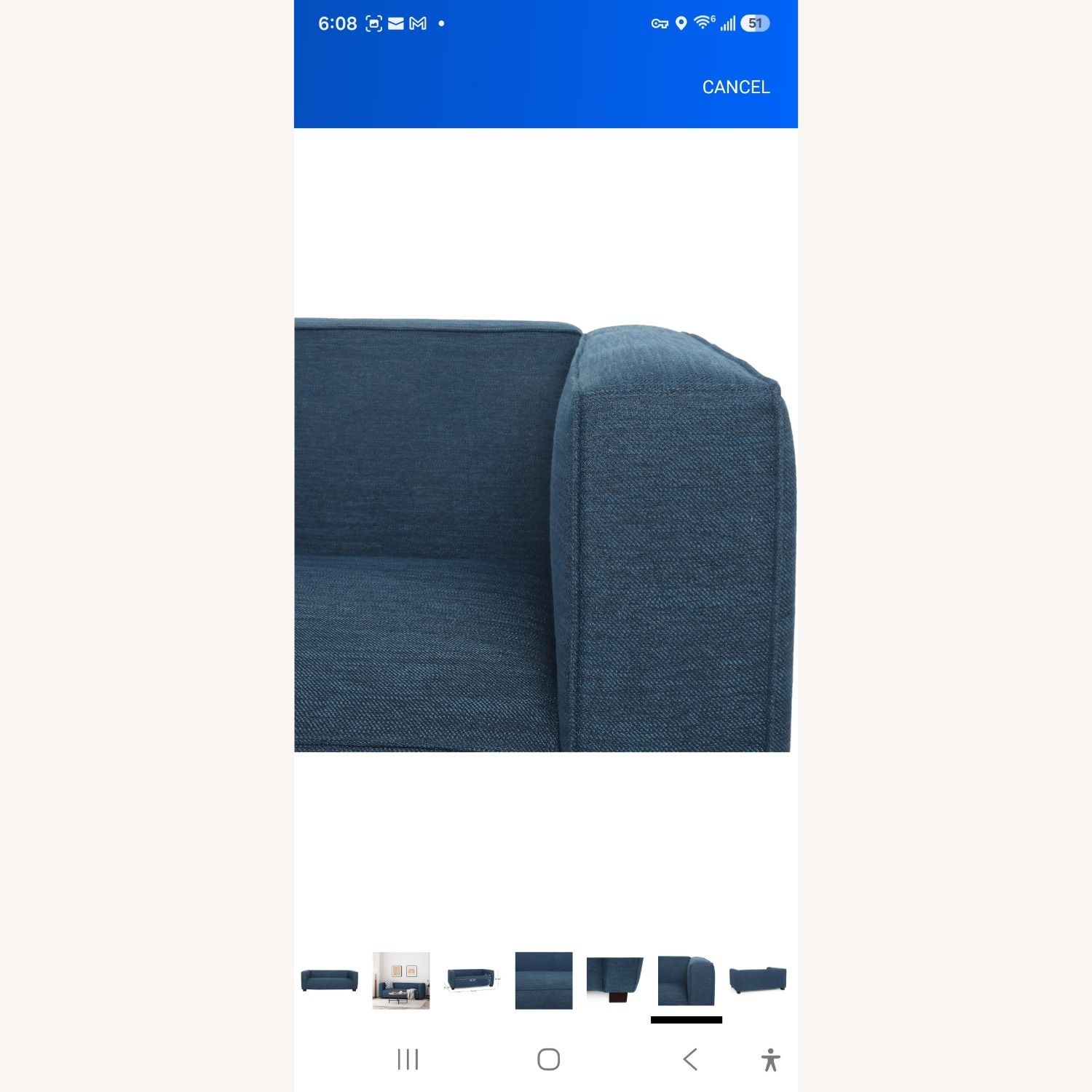 Christopher Knight Home Blue Loveseat - image-6