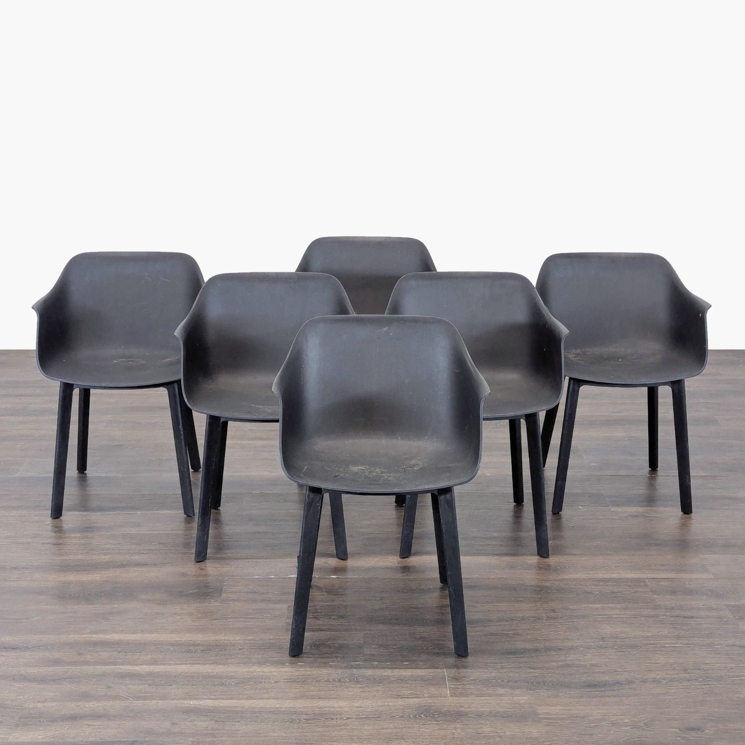 Set of 6 Resol Plastic Outdoor Armchairs  - image-9