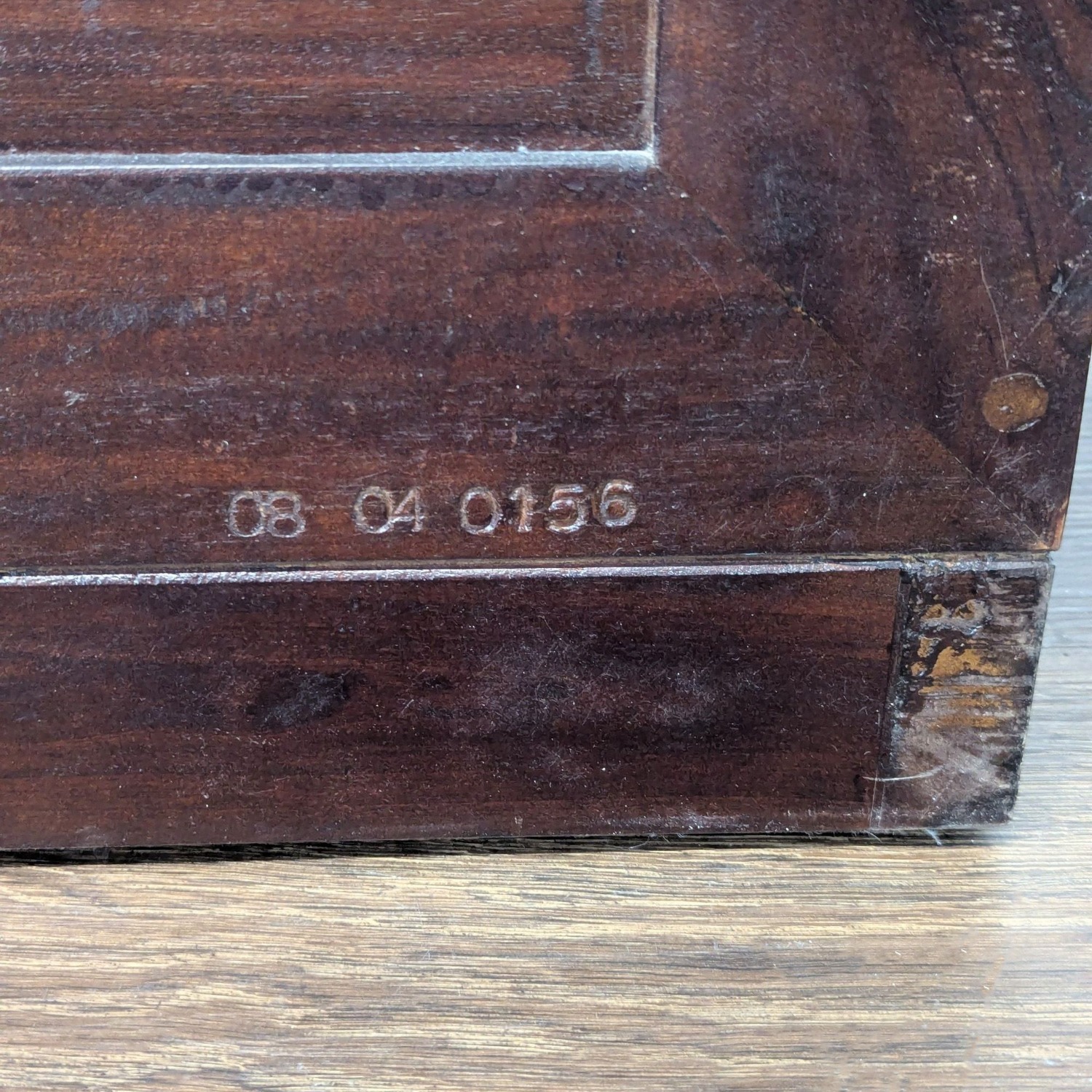Two Drawer Wood Nightstand - image-2