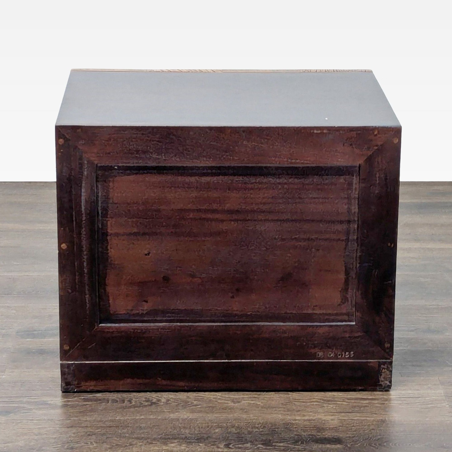 Two Drawer Wood Nightstand - image-8
