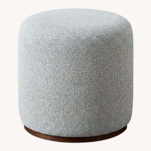 Used Kravet White and Blue Fabric Stools for sale on AptDeco