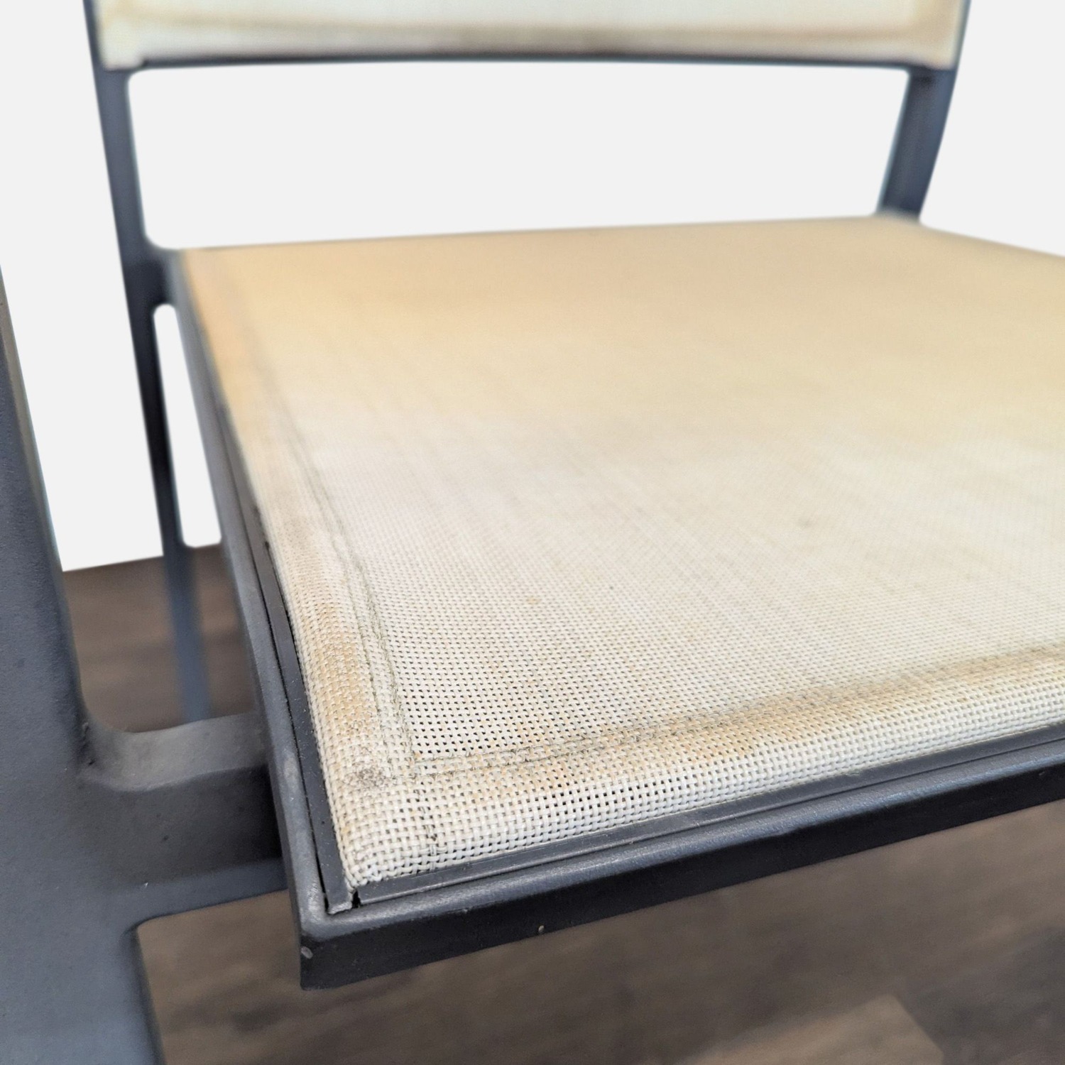 Set of 4 Modern Beige Mesh Armchair  - image-2