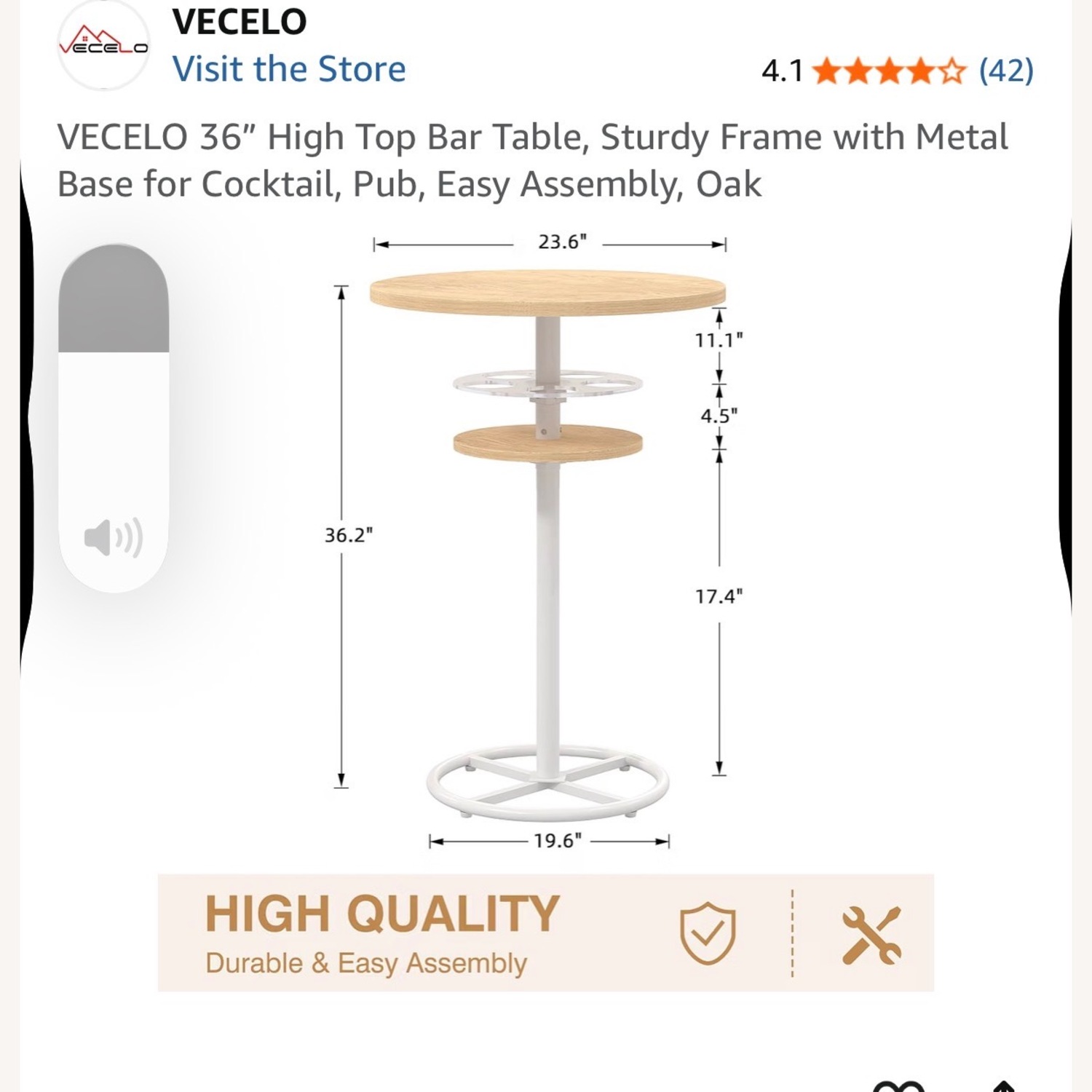 Amazon Natural Dining Table - image-1