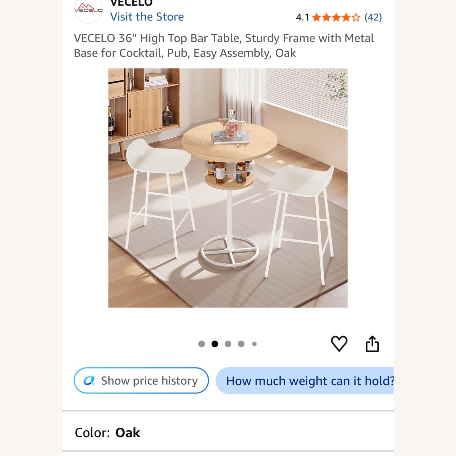Amazon Natural Dining Table - image-2