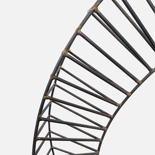 Used Modern Metal Circular Wire Sculpture Decor	 for sale on AptDeco