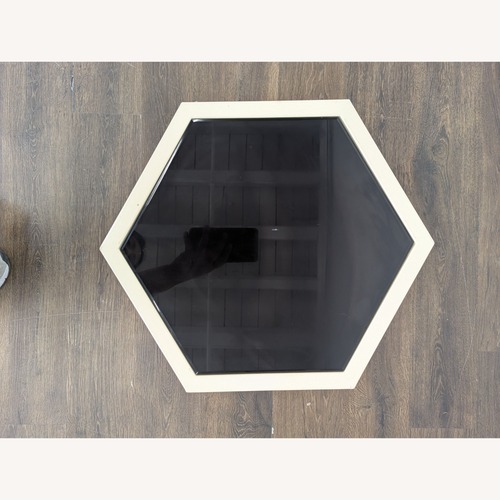 Used Pair of Nate Berkus Hexigon Side Tables for sale on AptDeco