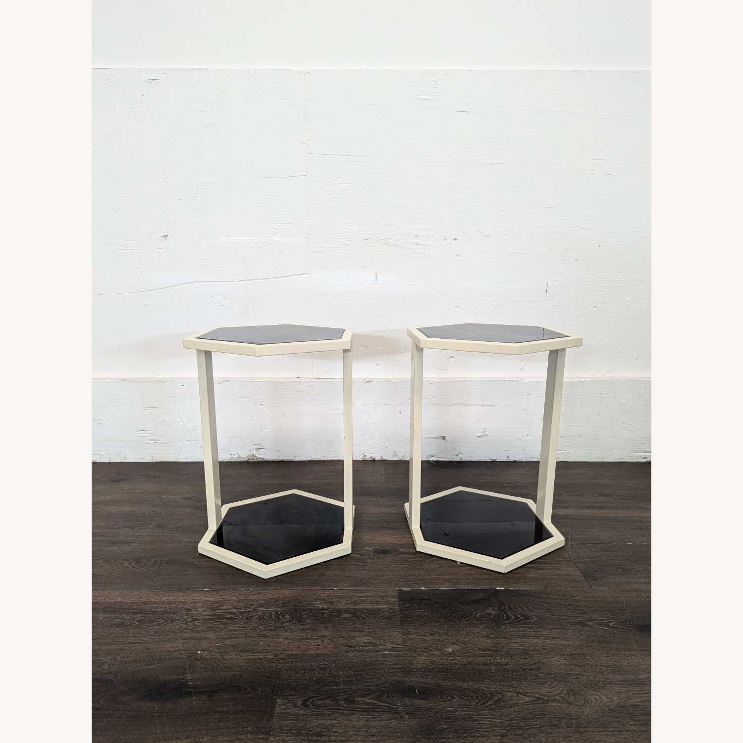 Pair of Nate Berkus Hexigon Side Tables - image-7