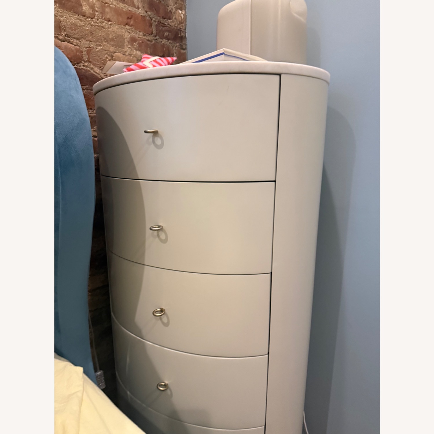 West Elm Penelope Light Gray 5 Drawer Dresser - image-2