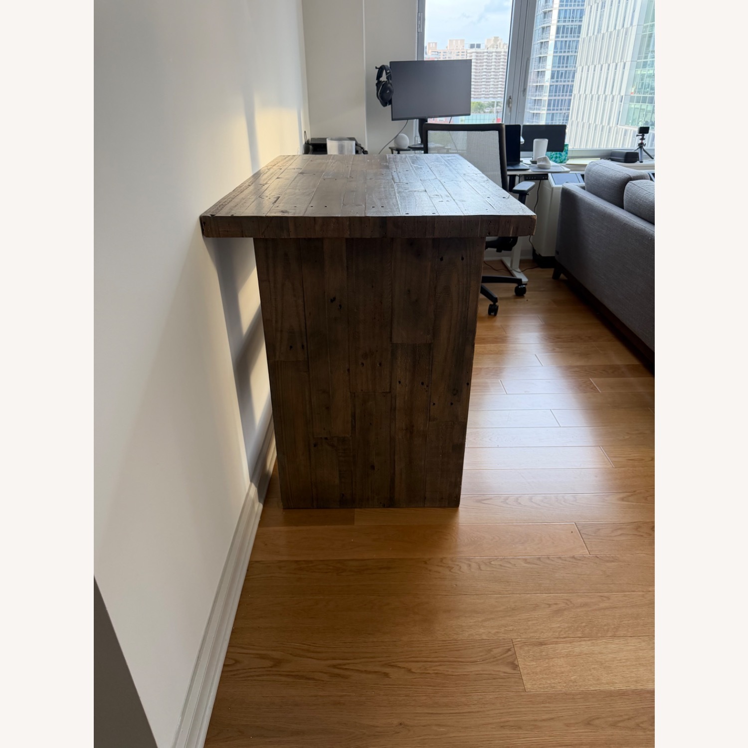 West Elm Emmerson Dark Brown Kitchen Island - image-3