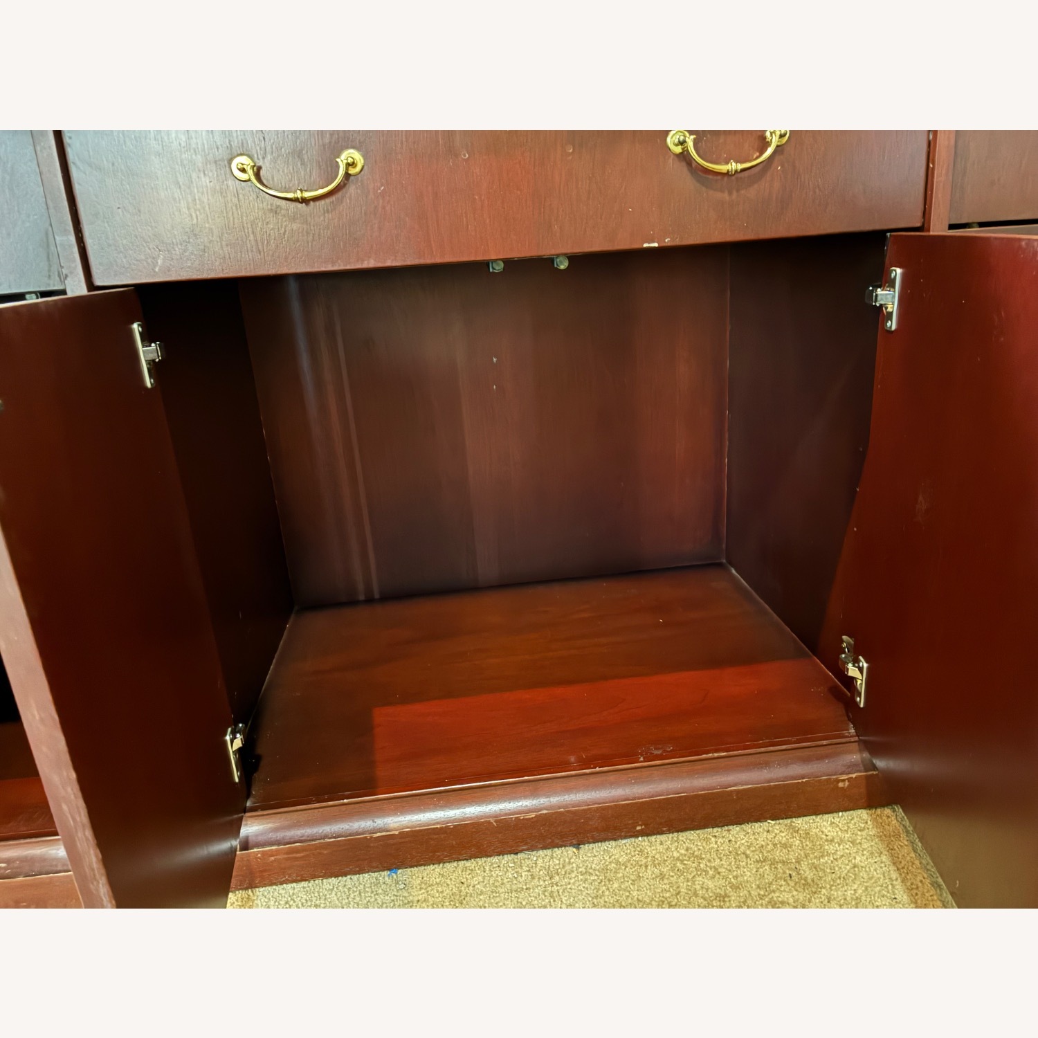 Dark Brown Wood Sideboard - image-6