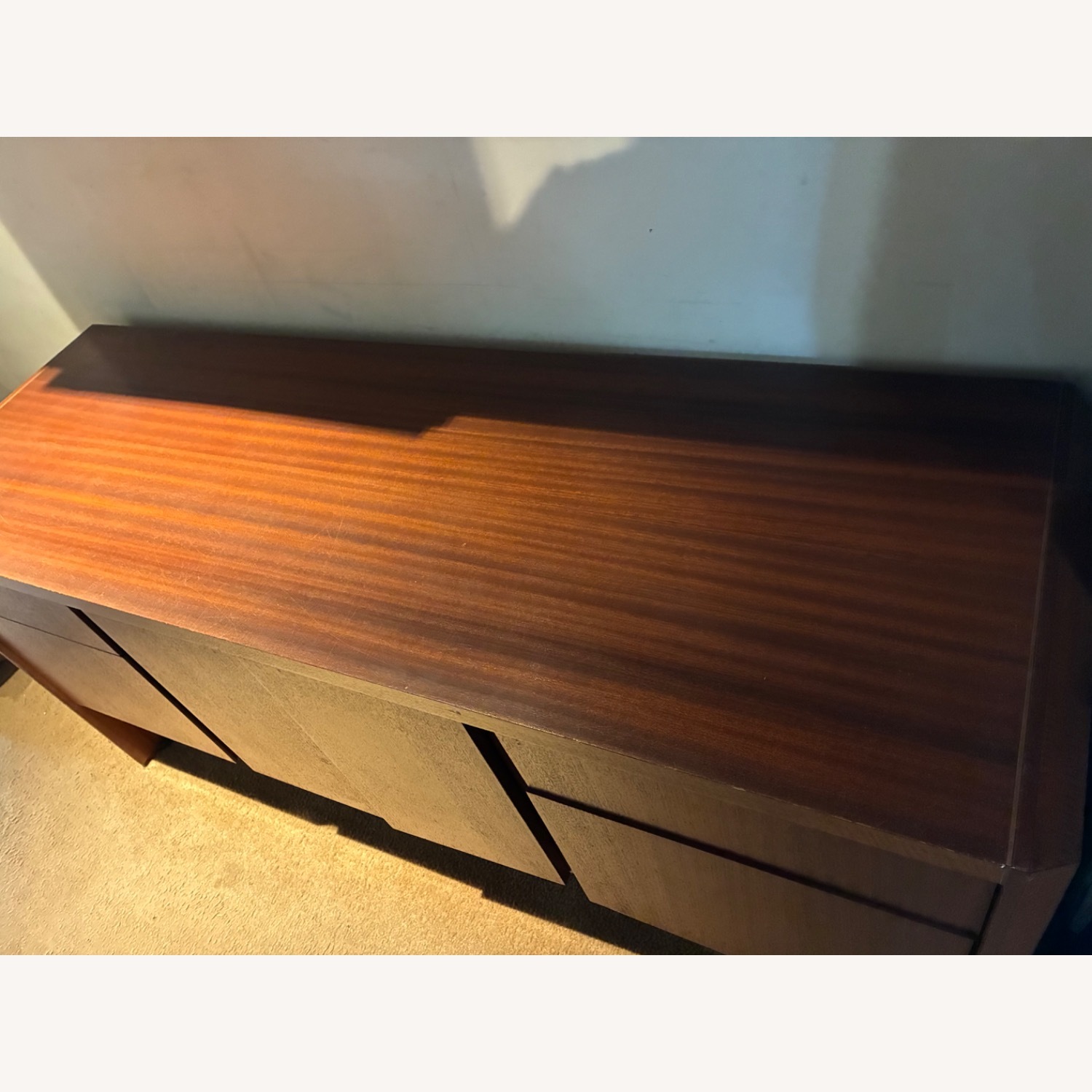 Dark Brown Wood Sideboard - image-6