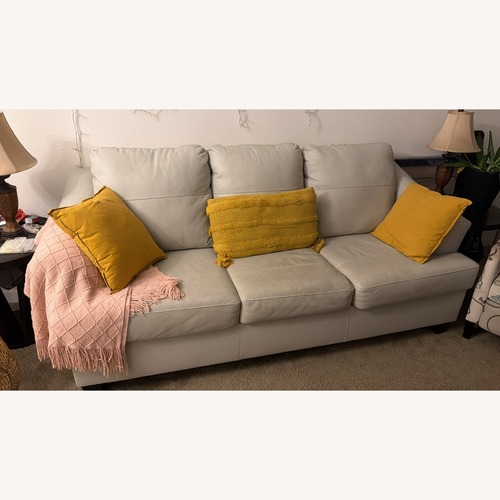 Used Ashley Furniture Genoa Light Gray 3+ Seater Sofa for sale on AptDeco