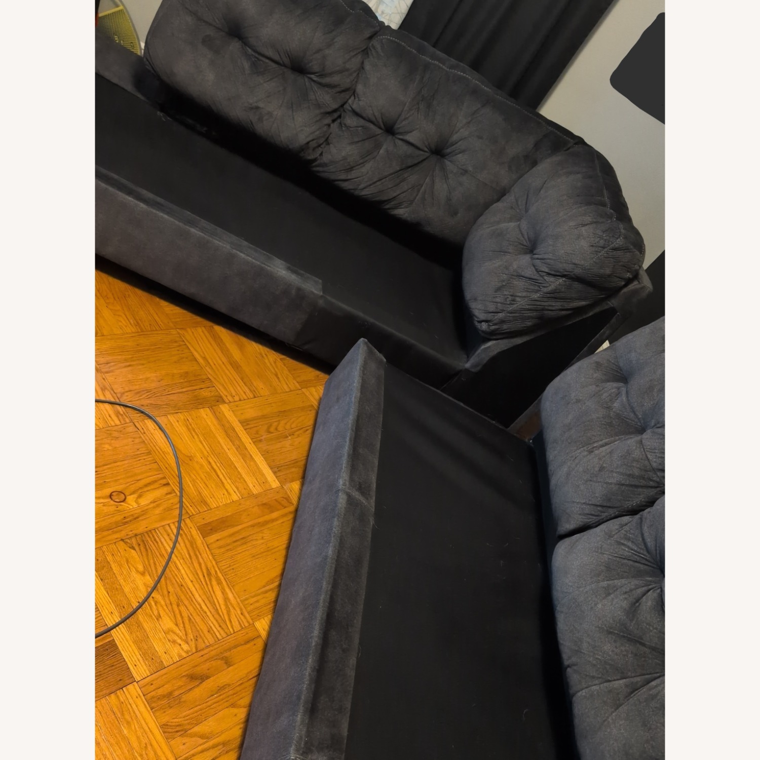 Ashley Furniture Accrington Dark Gray 2 Piece Sectional  - image-3