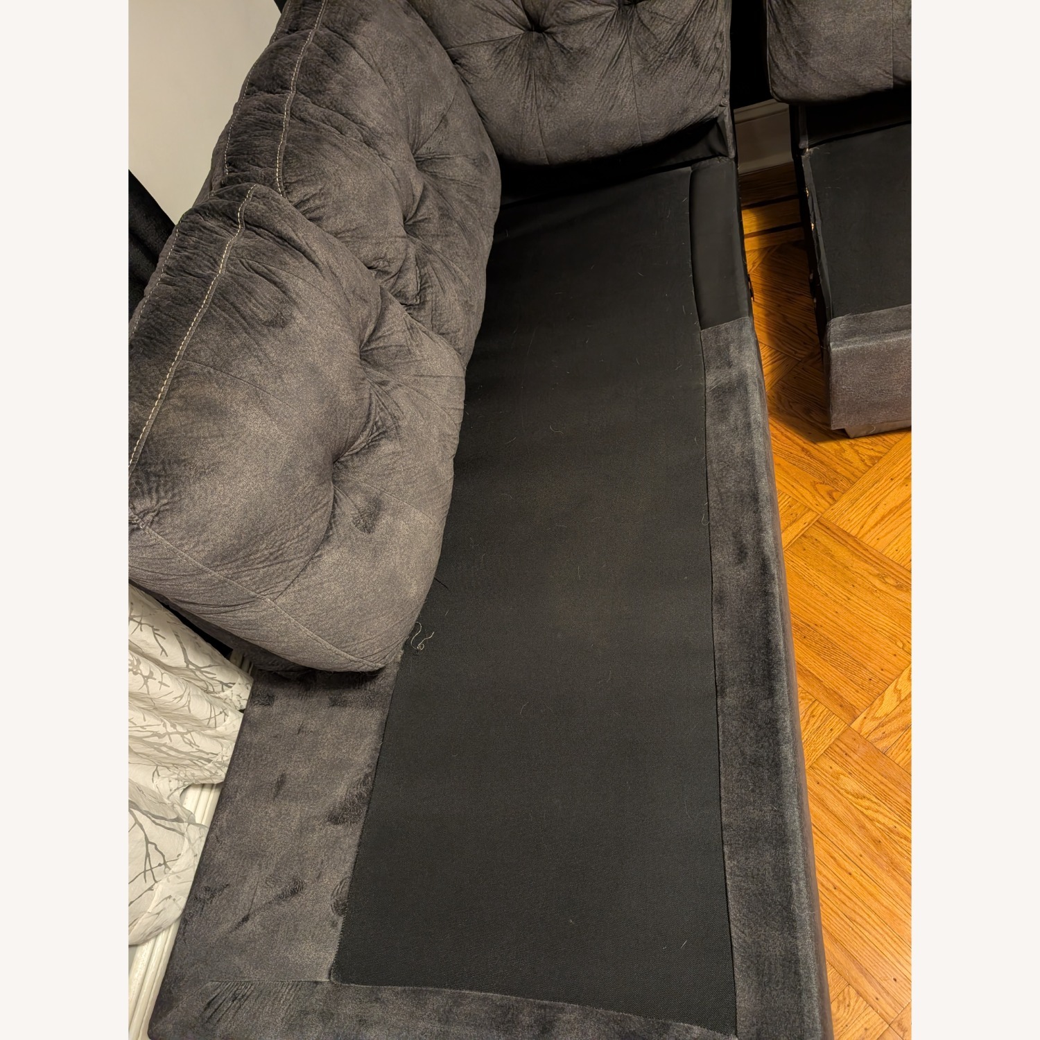 Ashley Furniture Accrington Dark Gray 2 Piece Sectional  - image-4