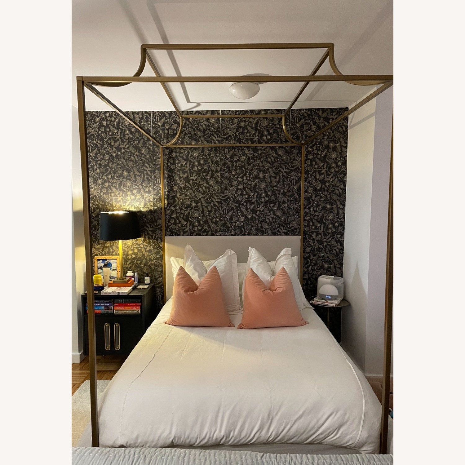 Restoration Hardware Cecily Canopy Full Bed - image-5
