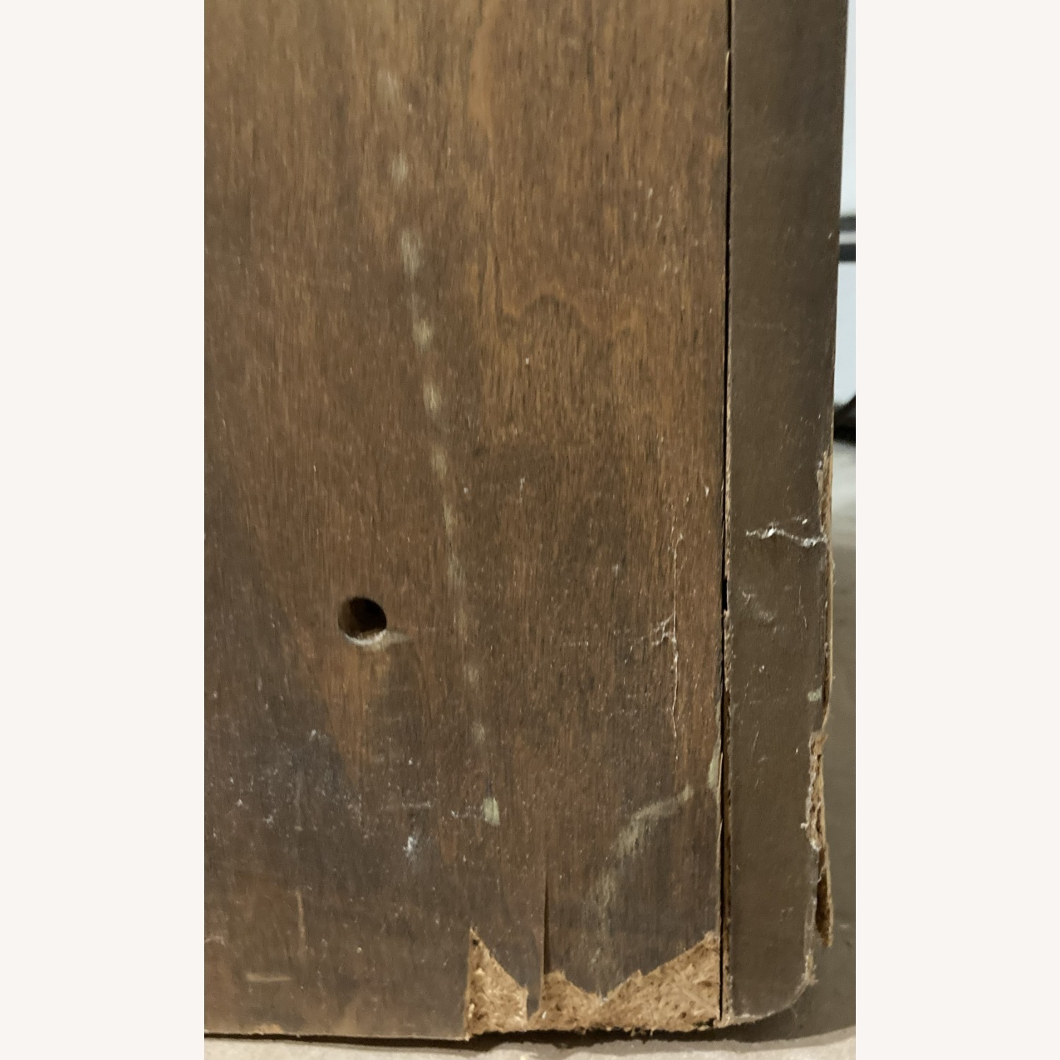 Dark Brown Wood Wall Unit - image-3