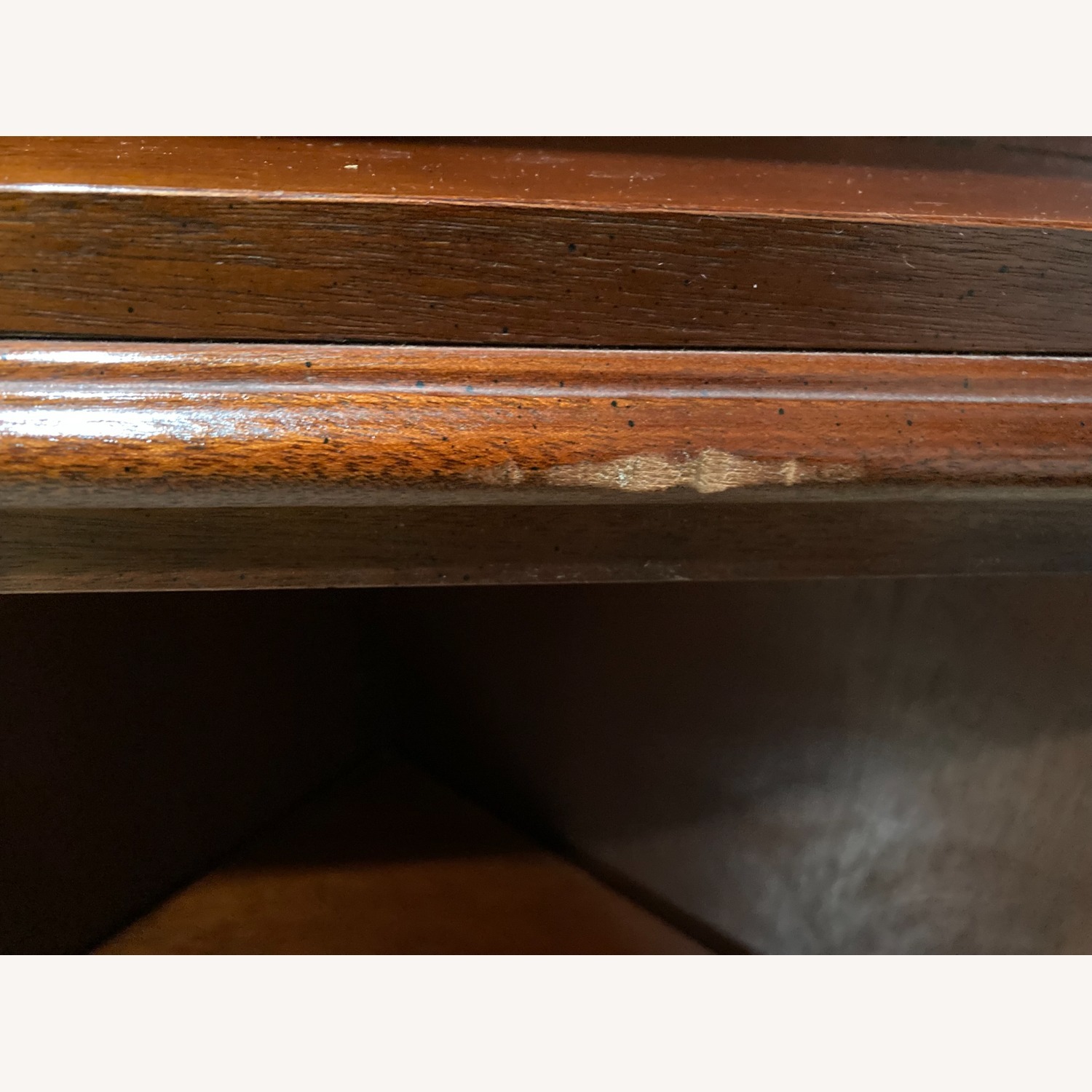 Dark Brown Wood Wall Unit - image-5
