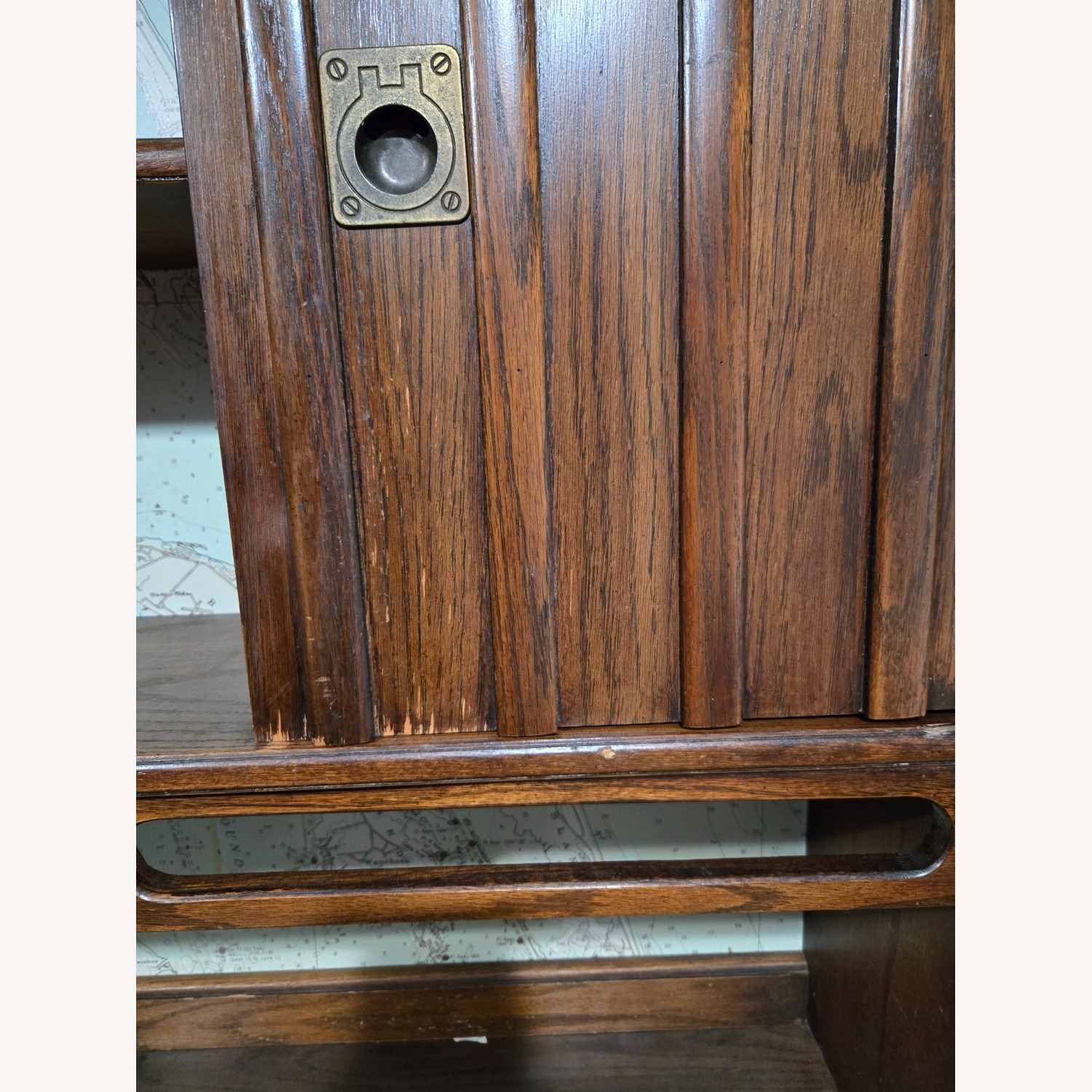 Vintage/Antique Finds Light Brown Desk - image-4