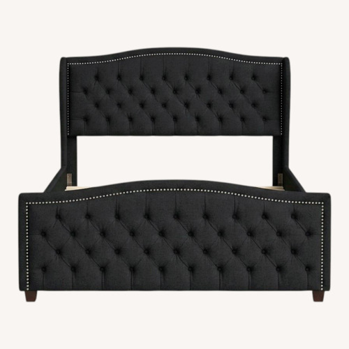 Used Black King Bed for sale on AptDeco