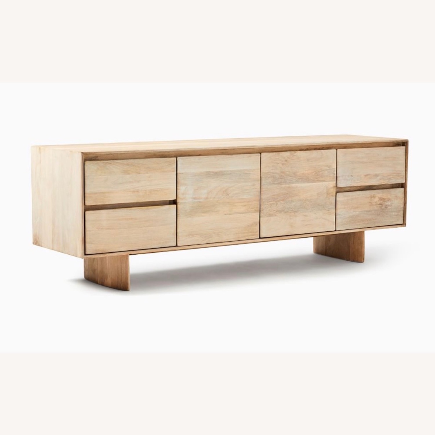 West Elm Anton Natural Wood Media Storage - image-3