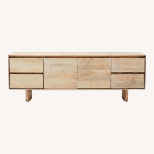 Used West Elm Anton Natural Wood Media Storage for sale on AptDeco