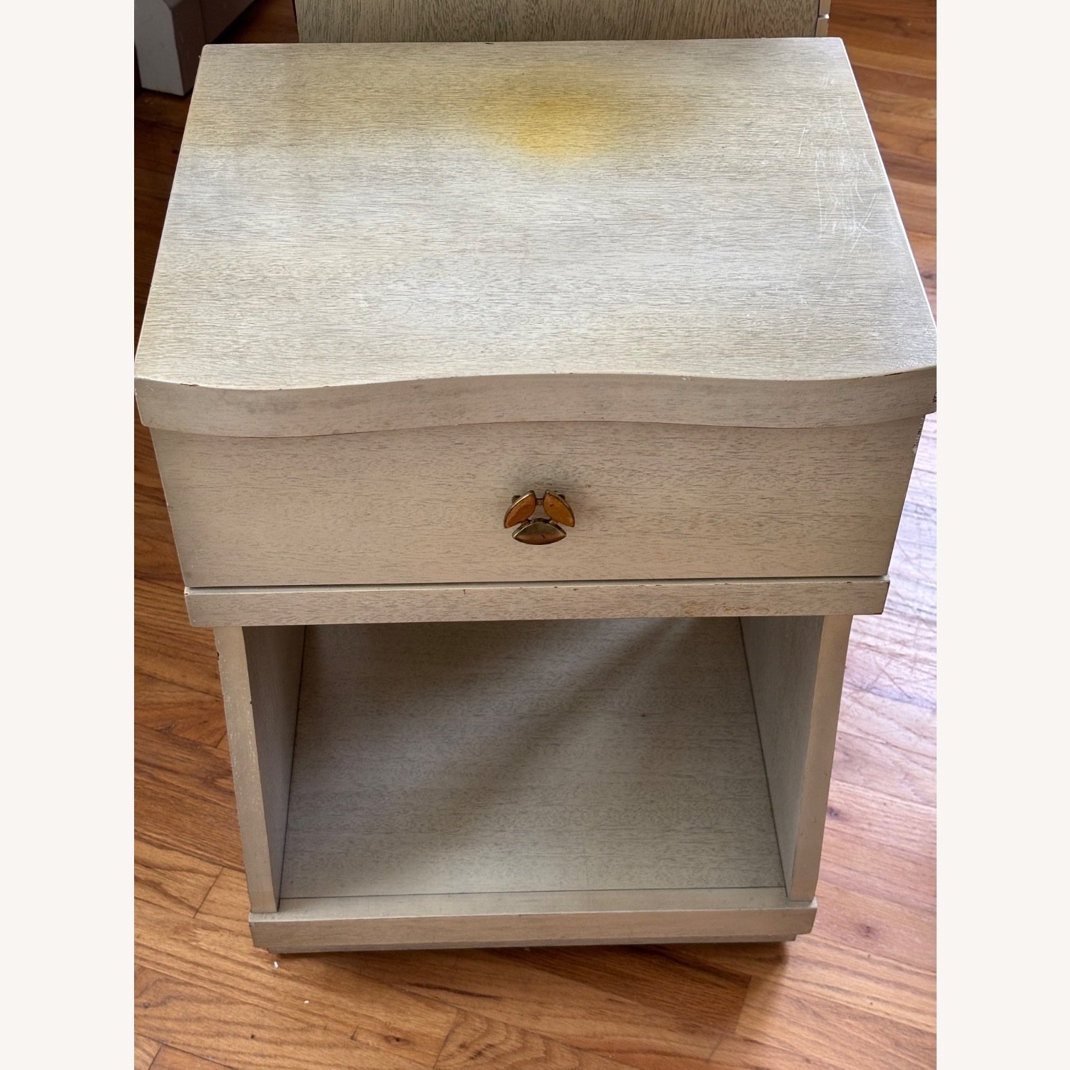 Bassett Starfire White Wood Nightstand - image-1