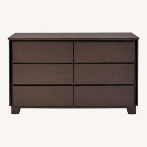 Used Gothic Cabinet Craft Dark Brown Wood Dresser for sale on AptDeco