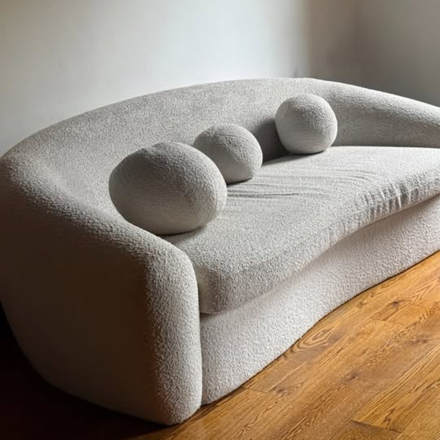 Restoration Hardware Sylvain Boucle Sofa - image-4