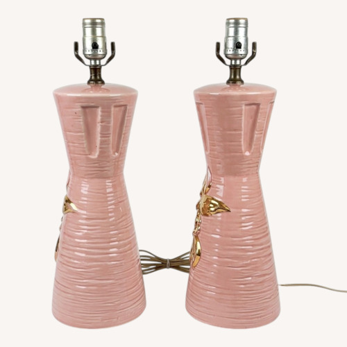 Used Vintage/Antique Finds Pink Table Lamps for sale on AptDeco