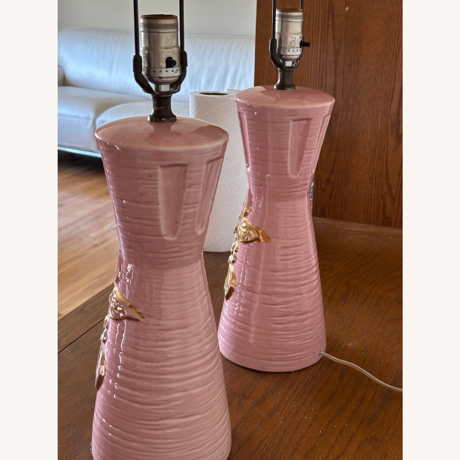 Vintage/Antique Finds Pink Table Lamps - image-1