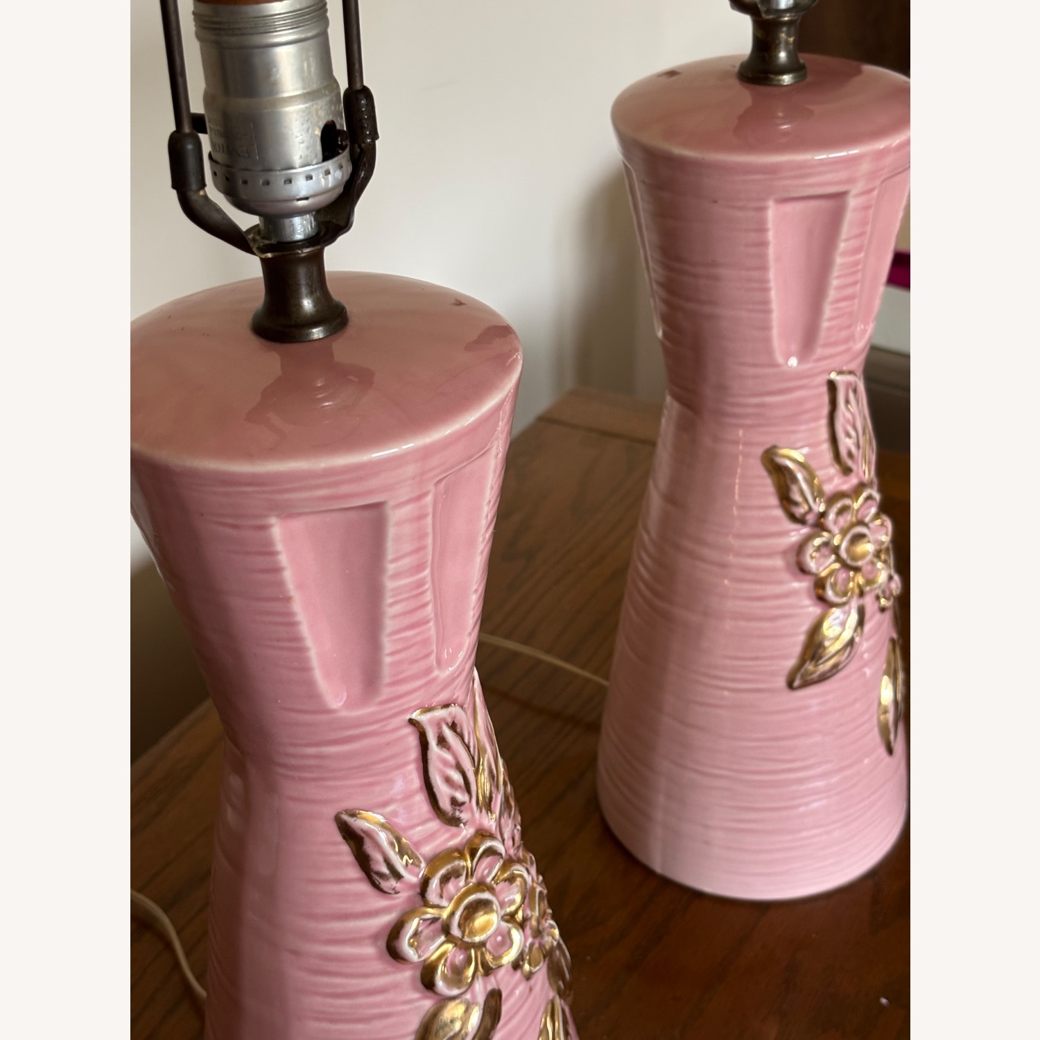 Vintage/Antique Finds Pink Table Lamps - image-2