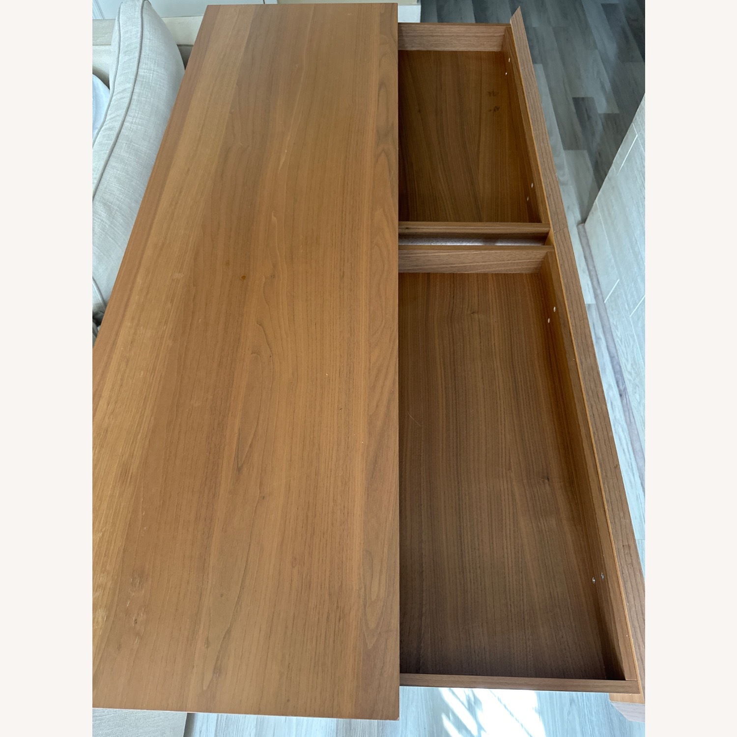 Minotti Dark Brown Metal Desk - image-4
