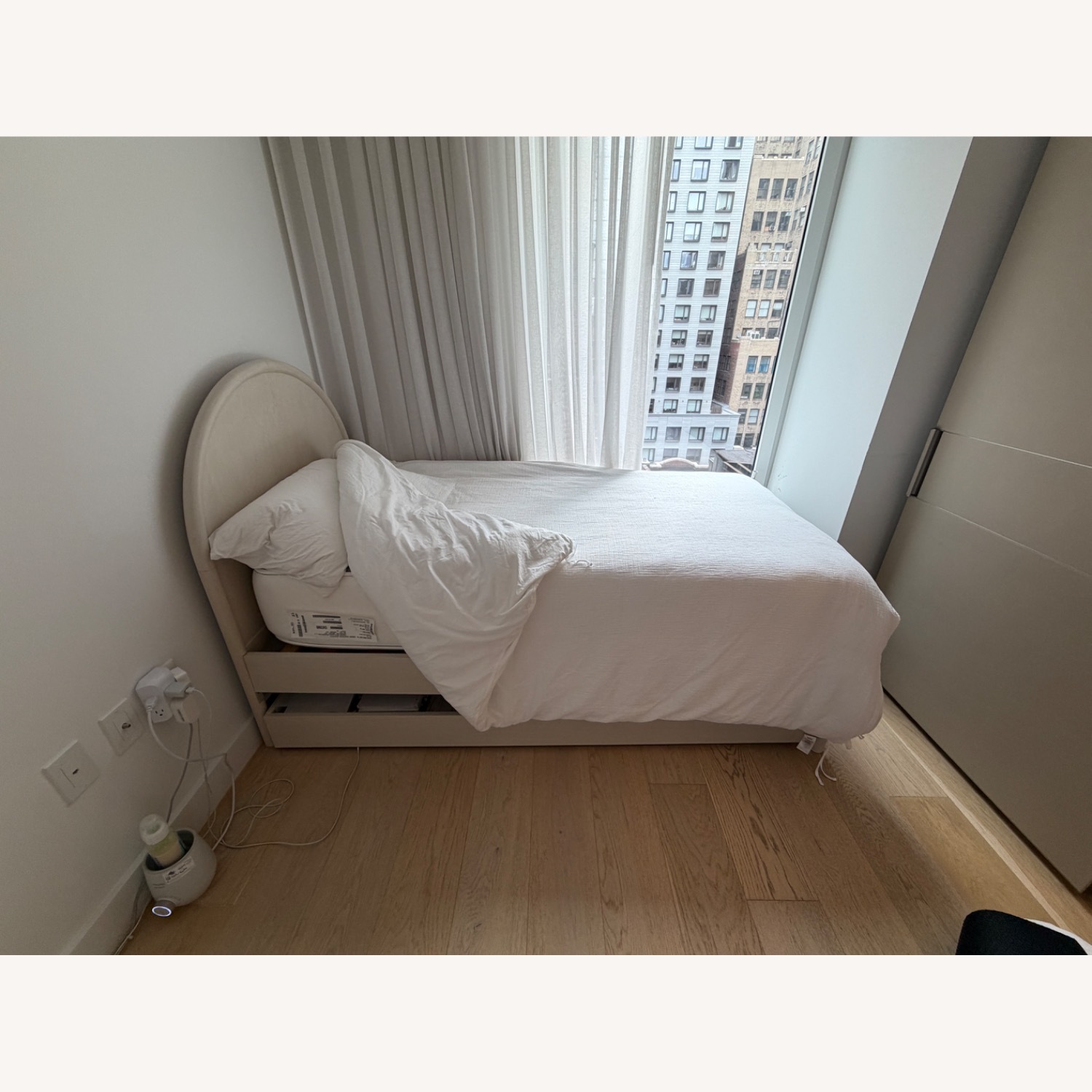West Elm Kids Vivienne White Wood Twin Bed - image-3
