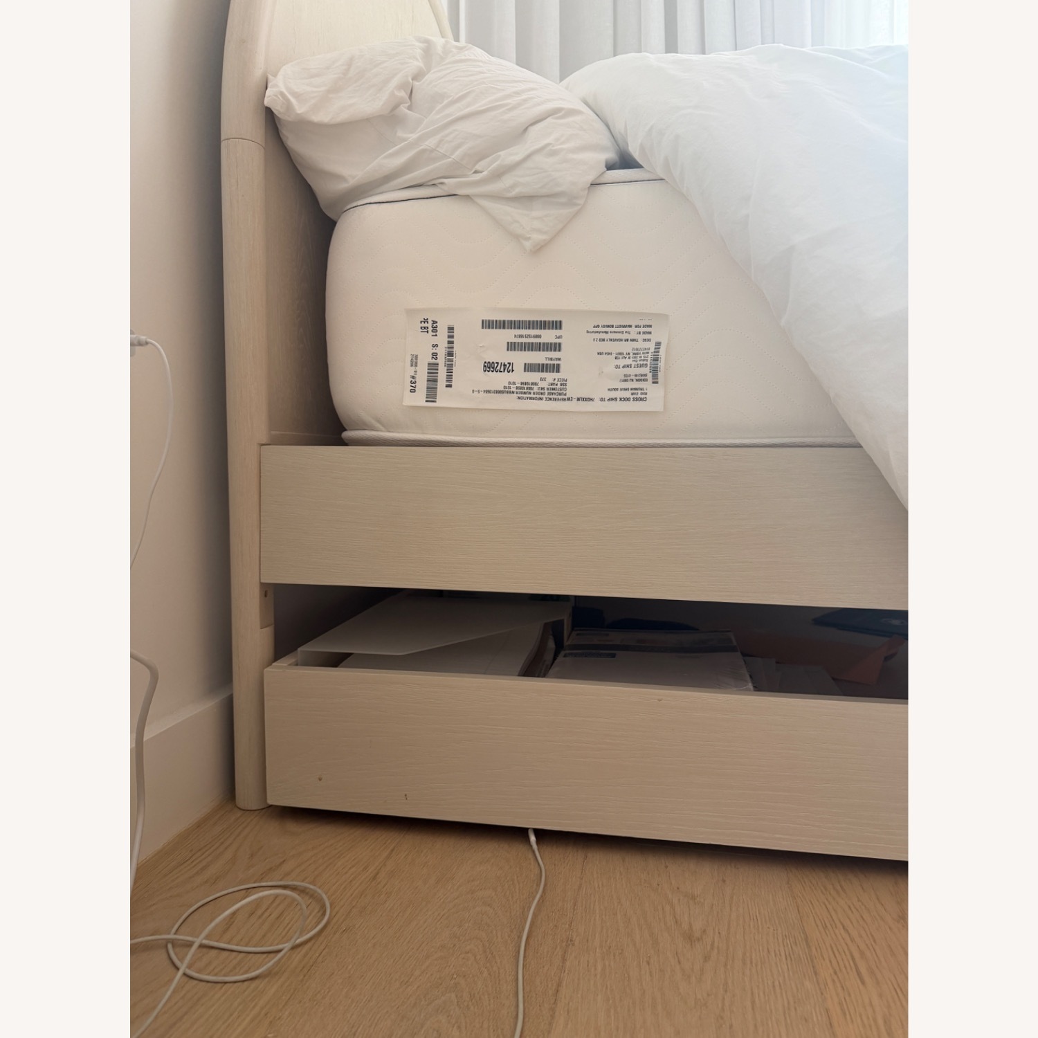 West Elm Kids Vivienne White Wood Twin Bed - image-4
