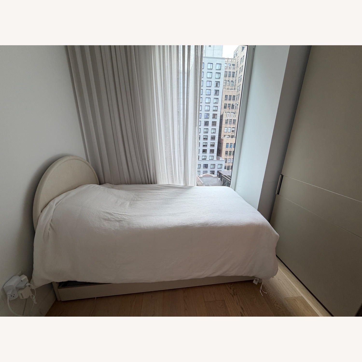 West Elm Kids Vivienne White Wood Twin Bed - image-1