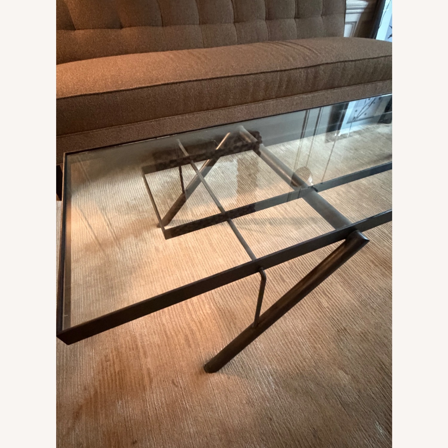 Wh Iron Metal Coffee Table - image-2