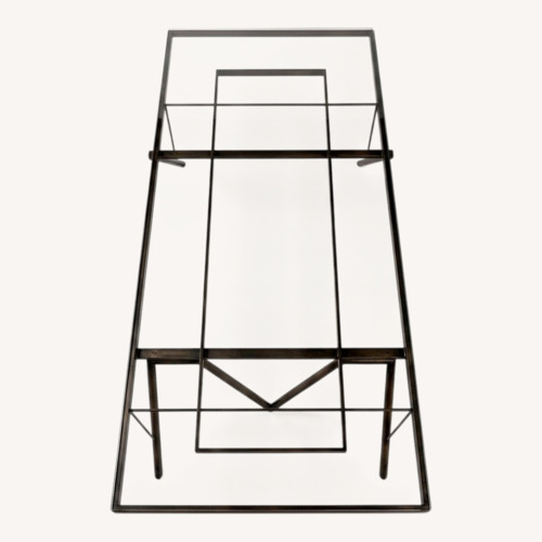 Used Wh Iron Metal Coffee Table for sale on AptDeco
